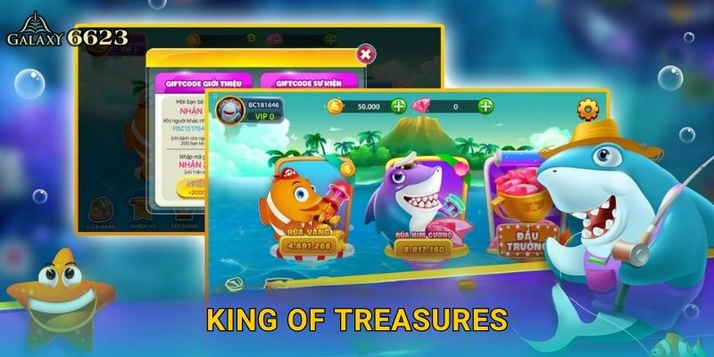 King of Treasures hấp dẫn – Săn kho báu đại dương tại Galaxy6623